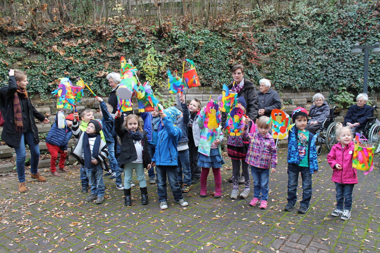 Kinder des Kindergarten St. Bonifatius